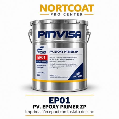 EP01 PV. Epoxy Primer ZP – Imprimación epoxi con fosfato de zinc PINVISA