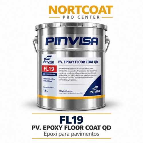 FL19 PV. Epoxy Floor Coat QD – Revestimiento epoxi para pavimentos PINVISA