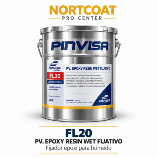 FL20 PV. Epoxy Resin Wet Fijativo – Imprimación epoxi para soportes húmedos PINVISA